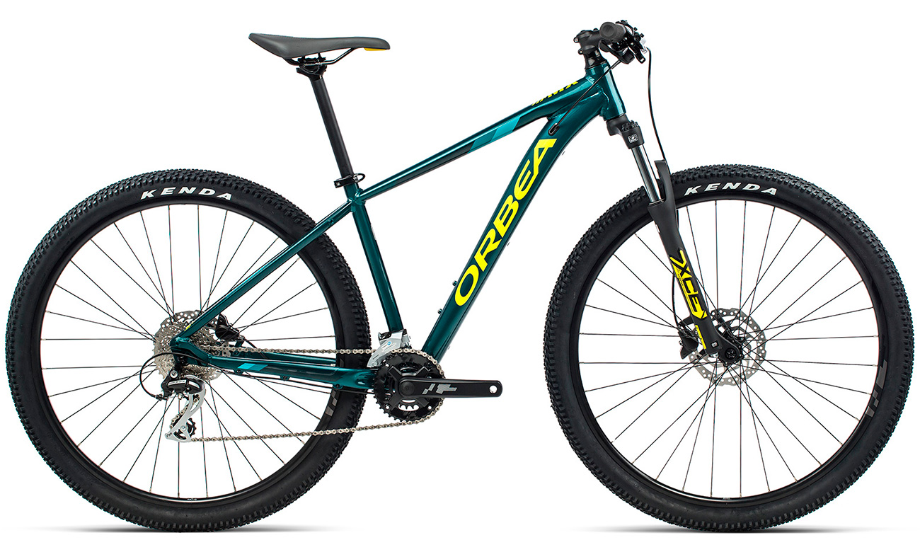 Фотография Велосипед Orbea MX50 29" 2021, размер L, Сине-желтый